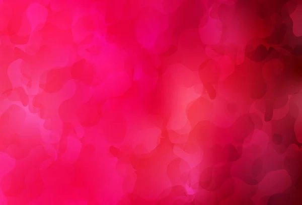 Світло Червоний Векторний Шаблон Хаотичними Формами Ілюстрація Барвистими Градієнтними Формами — стоковий вектор