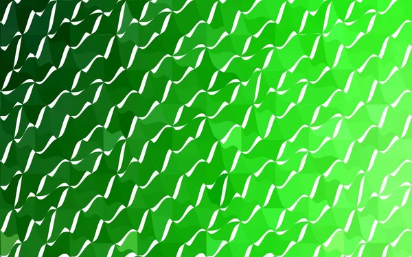 Ilustração Poligonal Vetorial Verde Claro Que Consiste Triângulos Design Triangular — Vetor de Stock
