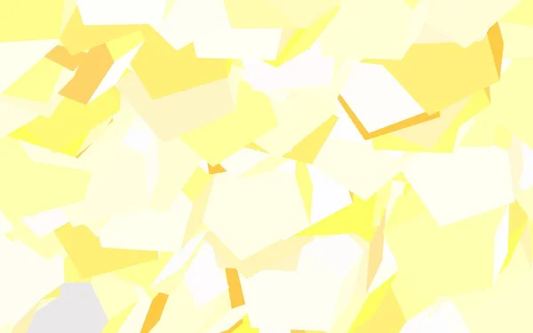 Світло Червоний Жовтий Векторний Візерунок Барвистими Гексагонами Дизайн Абстрактному Стилі — стоковий вектор