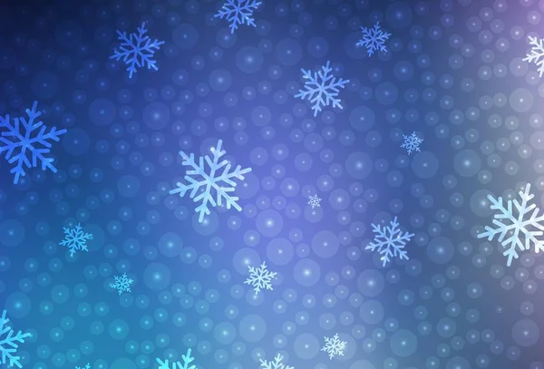 Σκούρο Ροζ Μπλε Διανυσματική Διάταξη Στυλ Πρωτοχρονιάς Πολύχρωμη Απεικόνιση Χιόνι — Διανυσματικό Αρχείο