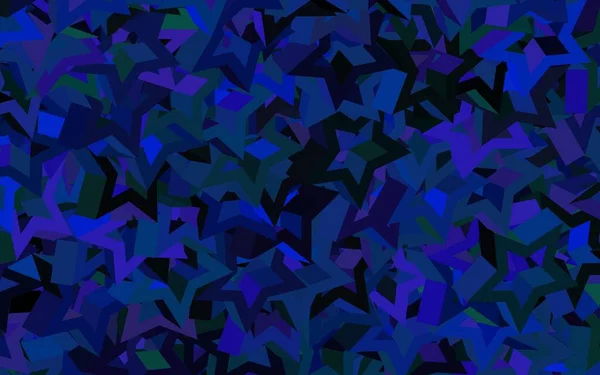 Σκούρο Ροζ Μπλε Διανυσματικό Μοτίβο Πολυγωνικό Στυλ Τρίγωνα Αφηρημένο Φόντο — Διανυσματικό Αρχείο