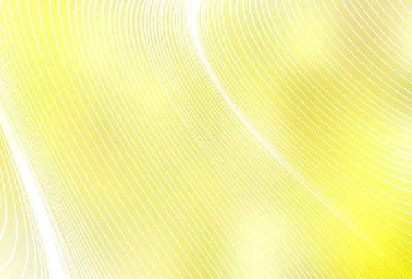 Světle Žlutá Vektorová Textura Barevnými Liniemi Rozmazaný Dekorativní Design Jednoduchém — Stockový vektor