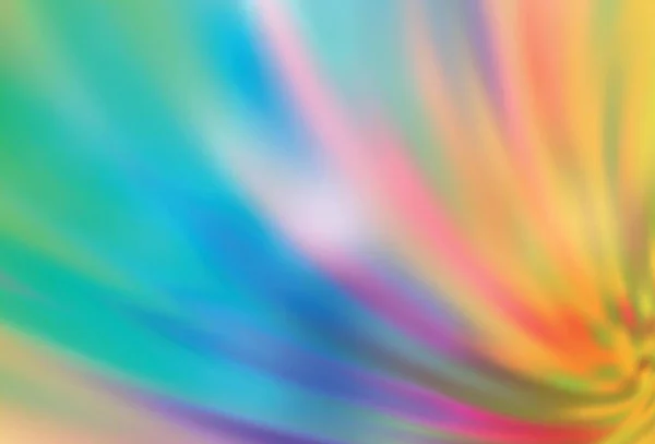 Light Multicolor Vector Colorful Blur Backdrop New Colored Illustration Blur — Stock Vector