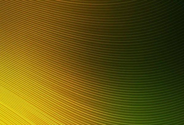 Verde Oscuro Plantilla Vector Amarillo Con Palos Repetidos Ilustración Abstracta — Vector de stock