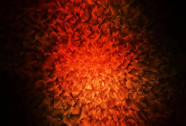 Tmavě Červená Vektorový Trojúhelník Mozaiky Pozadí Třpytivé Abstraktní Ilustrace Elegantními — Stockový vektor