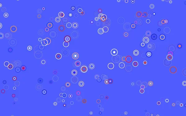 Textura Vectorial Púrpura Claro Con Discos Ilustración Abstracta Con Burbujas — Archivo Imágenes Vectoriales