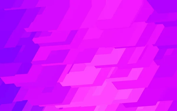 Dark Purple Vector Pattern Colorful Hexagons Blur Background Colorful Hexagons — ストックベクタ