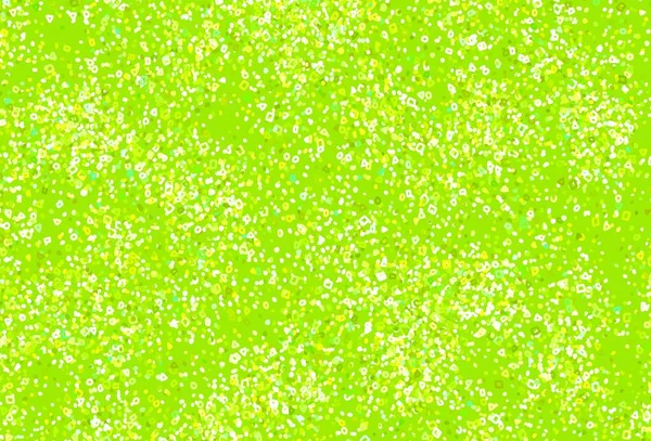 Светло Зеленый Желтый Векторный Отскок Мемфисом Иллюстрация Красочными Градиентными Формами — стоковый вектор
