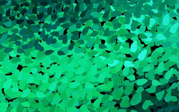 Темно Зеленый Векторный Фон Фасадами Красочные Хаотические Формы Градиентом Современном — стоковый вектор