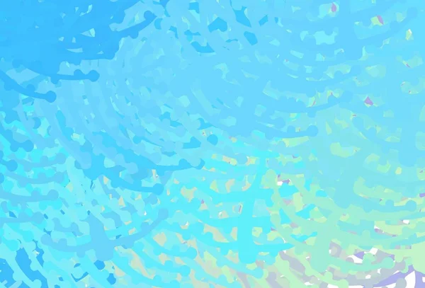 Світло Блакитний Зелений Векторний Фон Абстрактними Формами Проста Барвиста Ілюстрація — стоковий вектор