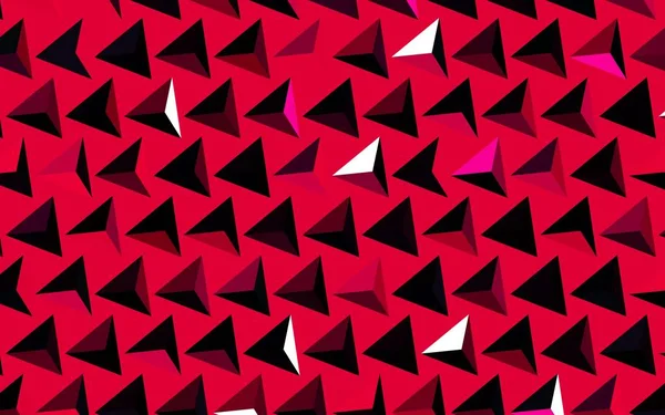 Çokgen biçiminde koyu pembe vektör arkaplan. Renkli üçgenlerin olduğu bir resim. Kartvizitiniz için modern tasarım.