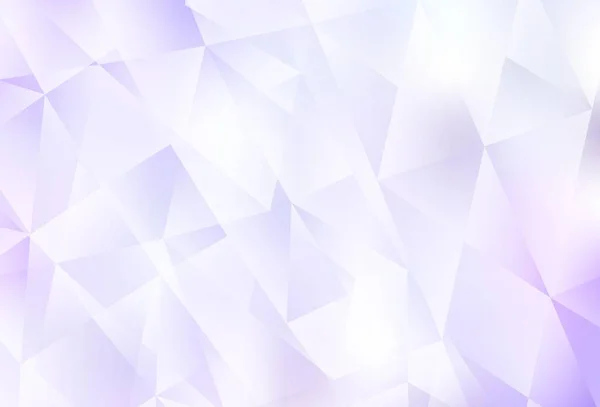 Light Purple Vektor Abstrakte Polygonale Vorlage Eine Völlig Neue Farbillustration — Stockvektor