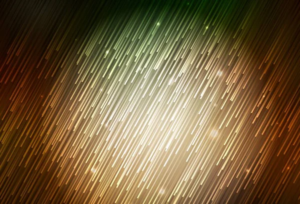Темний Зелений Жовтий Векторний Фон Прямими Смугами Лінії Розмитому Абстрактному — стоковий вектор