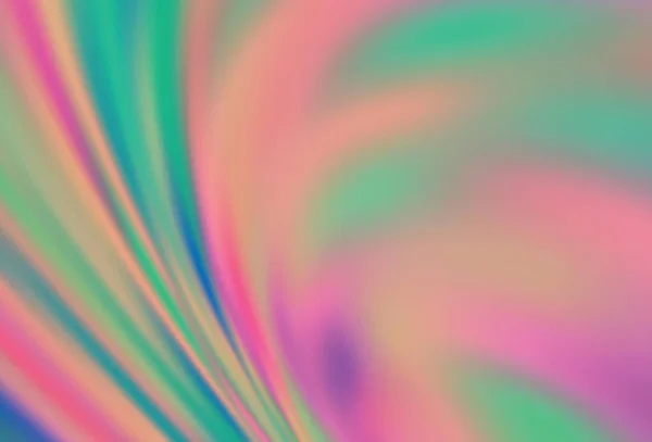 Rose Foncé Vert Vecteur Abstrait Fond Flou Illustration Abstraite Colorée — Image vectorielle