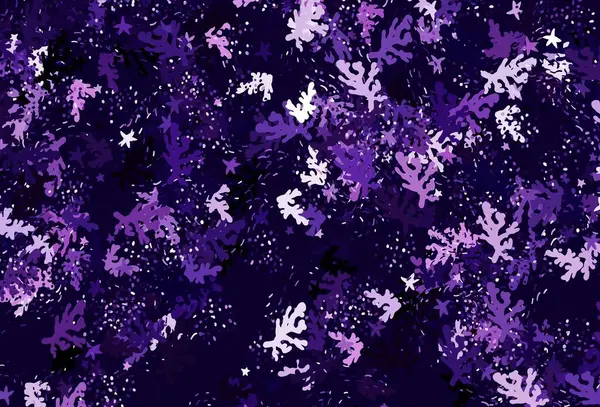 Luz Púrpura Fondo Vectorial Rosa Con Formas Abstractas Ilustración Con — Vector de stock
