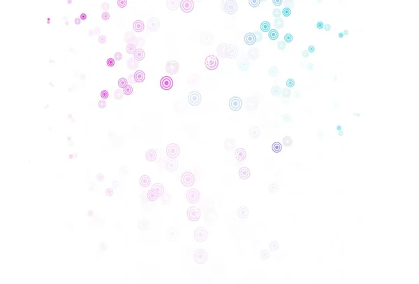 Light Pink Blue Vector Background Spots Glitter Abstract Illustration Blurred — Stock Vector