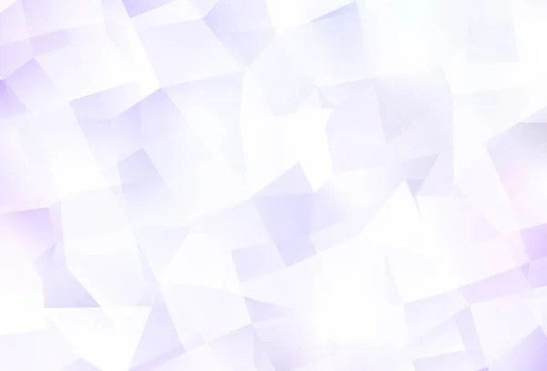 浅紫色矢量抽象马赛克背景 闪烁着抽象的图解与优雅的三角形 品牌书的背景模式 — 图库矢量图片