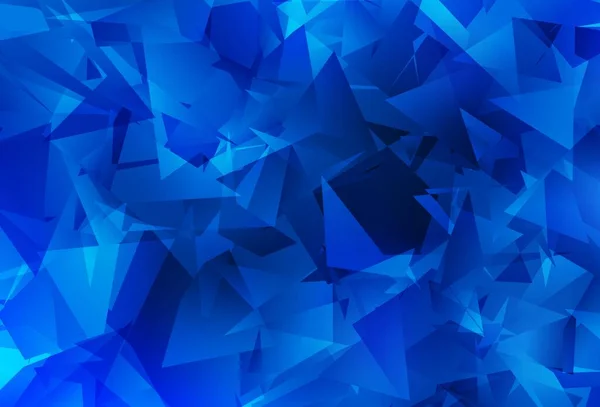 Light Blue Vektor Low Poly Layout Bunte Illustration Abstrakten Stil — Stockvektor