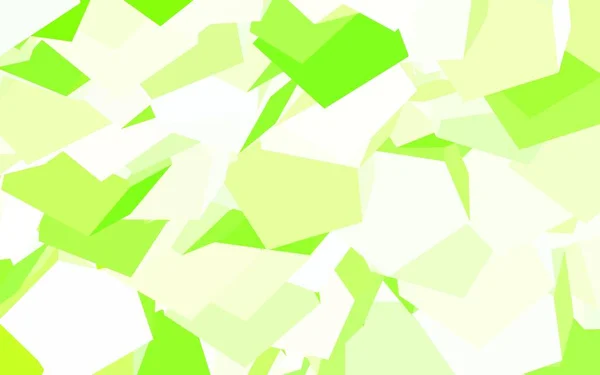 Light Green Vector Template Hexagonal Style Blur Background Colorful Hexagons — Stock Vector