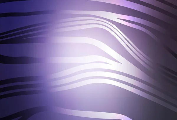 Texture Vectorielle Violet Clair Avec Lignes Courbes Illustration Colorée Dans — Image vectorielle