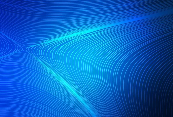 Donkerblauwe Vectorachtergrond Met Stright Stripes Schitterende Gekleurde Illustratie Met Scherpe — Stockvector
