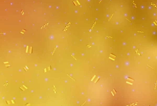 Світло Оранжевий Векторний Шаблон Карнавальному Стилі Розумна Ілюстрація Градієнтними Різдвяними — стоковий вектор