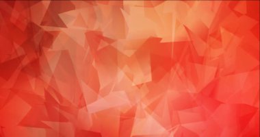 4K çokgen şekilli açık kırmızı video döngüsü.