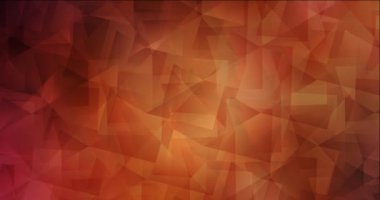 4K koyu kırmızı çokgen video görüntüsü döngüsü.