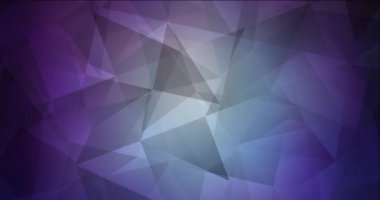 4K koyu pembe, mavi çokgen video görüntüsü.