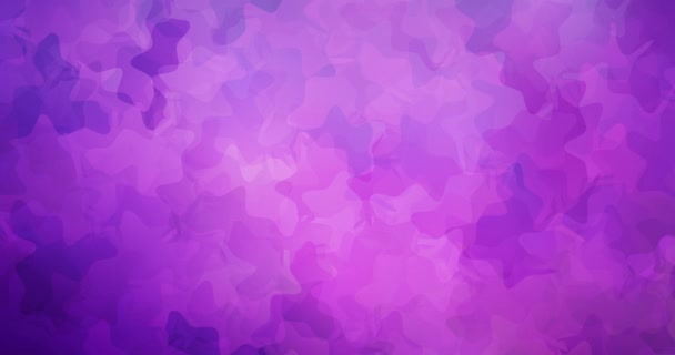 4K looping púrpura claro, muestra de vídeo rosa con formas abstractas. — Vídeo de stock