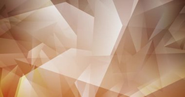 4K koyu turuncu çokgen video örneği döngüsü.