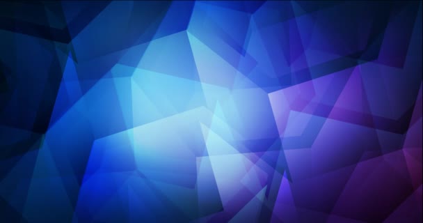 4Kループダークピンク,六角形と青の流れるビデオ. — ストック動画