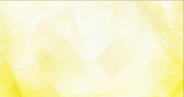 4K döngü açık sarı çokgen video örneği.