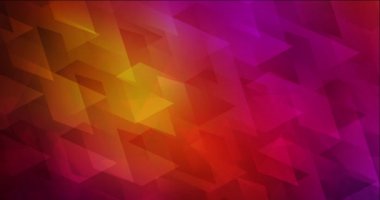 4K döngü koyu pembe, kırmızı video çizgiler, dikdörtgenler.