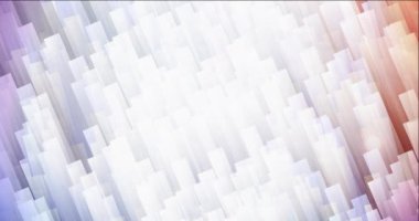 4K döngü açık mavi, parlak çizgili kırmızı görüntü.