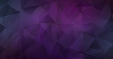 4K koyu mor çokgen video örneği döngüsü.