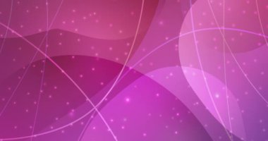 4K açık mor, keskin çizgileri olan pembe animasyon, noktalar.