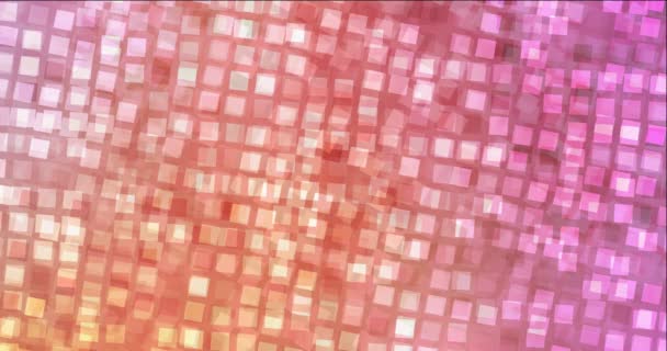 4K циклічний світло-рожевий, жовтий відеозапис з ромбом . — стокове відео