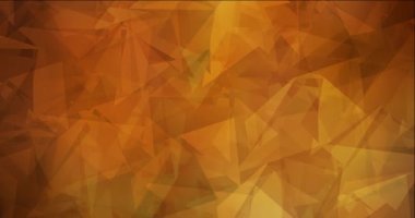 4K çokgen şekilli koyu turuncu video döngüsü.