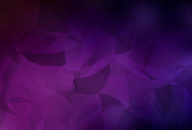 Koyu pembe vektör üçgen arka plan. Origami tarzında gradyan ile geometrik çizim. Web siteniz için çokgen tasarım.