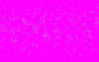 Açık Mor, Pembe vektör arkaplan ve yapay zeka formları. Yapay zekanın bağlantı ve noktalarıyla soyut illüstrasyon. Bilim için desen, geleceksel tasarımlar..
