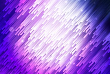 Açık Mor, keskin çizgileri olan pembe vektör deseni. Soyut şablon üzerinde çizgileri olan renkli, parlak bir illüstrasyon. Reklamınız, posteriniz, afişiniz için en iyi tasarım.