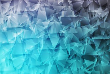 Açık Pembe, Mavi vektör çokgen arka plan. Origami tarzında gradyan ile geometrik çizim. İşiniz için en iyi üçgen tasarım.