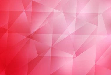 Açık kırmızı vektör eğimli şablon. Origami tarzında gradyan ile geometrik çizim. İş tasarımınız için yepyeni bir tarz.