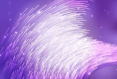 Açık Mor çizgili vektör deseni. Soyut tarzda gradyan çizgilerle akıllı illüstrasyon. Tasarımınız için basit şablon.