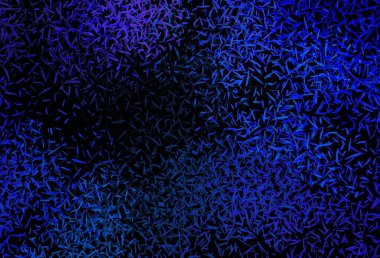 Koyu pembe, tekrarlanan çubuklu mavi vektör şablonu. Keskin çizgili parlak renkli çizimler. Meşgul web siteleriniz için şablon.