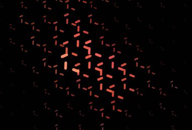 Düz çizgileri olan koyu kırmızı vektör düzeni. Soyut şablon üzerinde çizgileri olan renkli, parlak bir illüstrasyon. Reklamlar, posterler, afişler için desen.