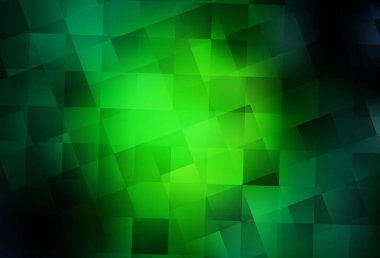 Koyu yeşil vektör düzeni çizgiler, dikdörtgenler. Renkli dikdörtgenleri olan bir resim. İş ilanınız için akıllı tasarım.