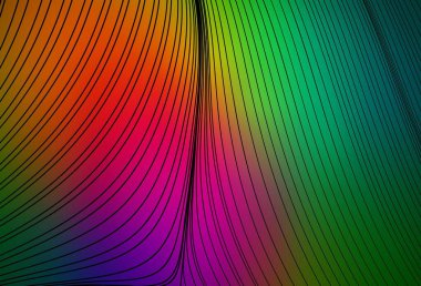 Wry çizgileri olan koyu renkli vektör düzeni. Basit bir şekilde yepyeni renkli bir tasvir. Tasarımınız için basit şablon.