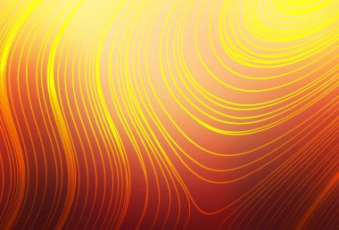 Açık Kırmızı, Sarı vektör parlak soyut arkaplan. Gradyan tasarımlı, soyut, ışıltılı çizimler. İş tasarımınız için yeni biçim.